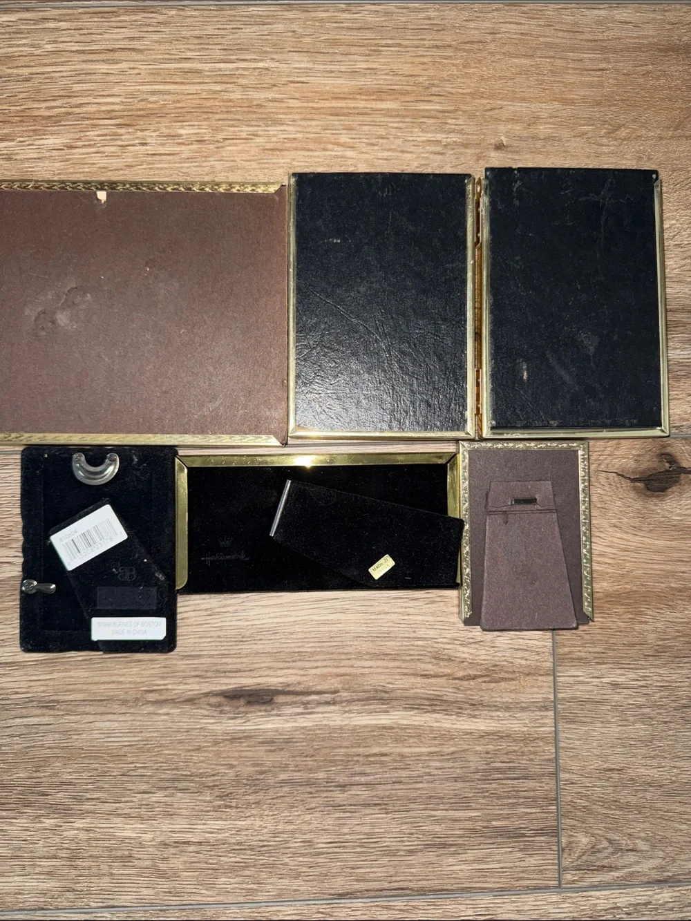Vintage Brass and Gold Picture smaller Frames